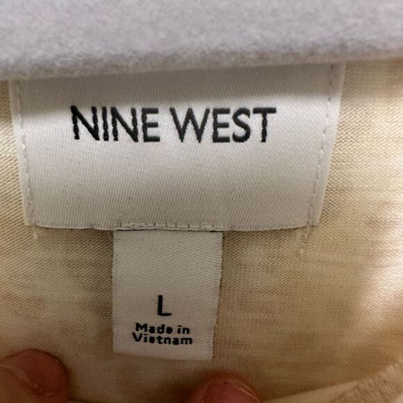 Nine West yellow leopard sleeveless midi dress - Picture 3 of 4